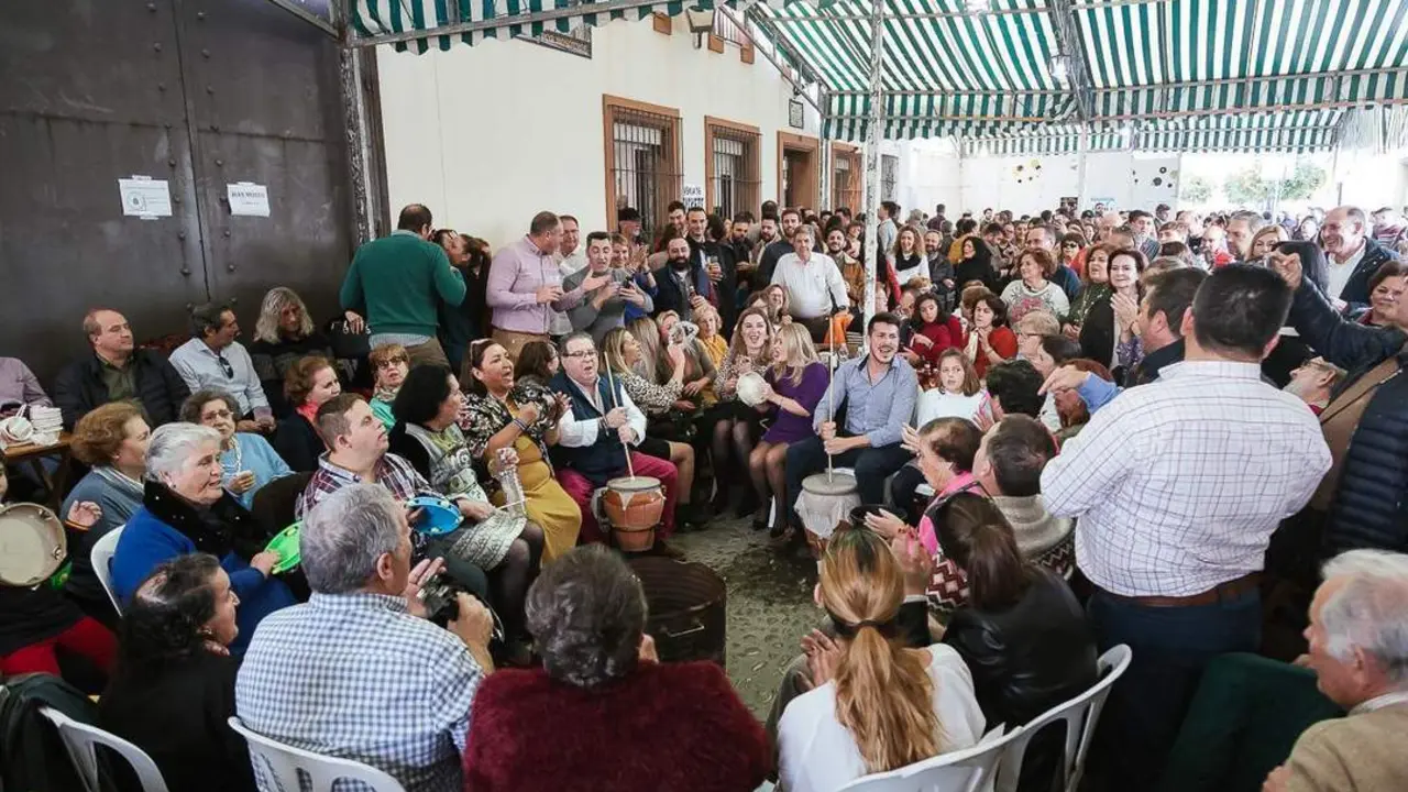 Una de las zambombas celebradas el pasado a&ntilde;o - Cristo Garc&iacute;a