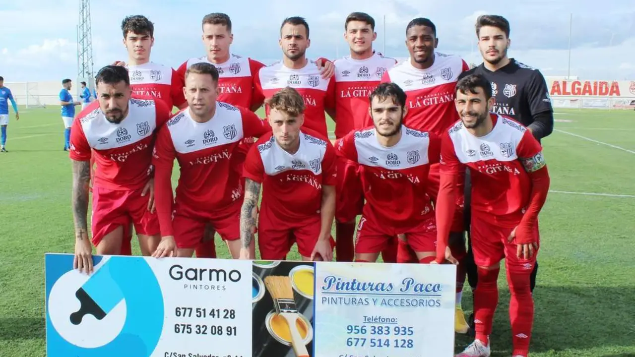 Once inicial que present&oacute; la UD Algaida ante el Trebujena - Ra&uacute;l J. Bustillos