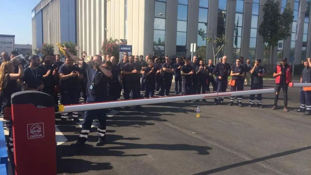 Protesta en la planta de Airbus Puerto Real. - CGT