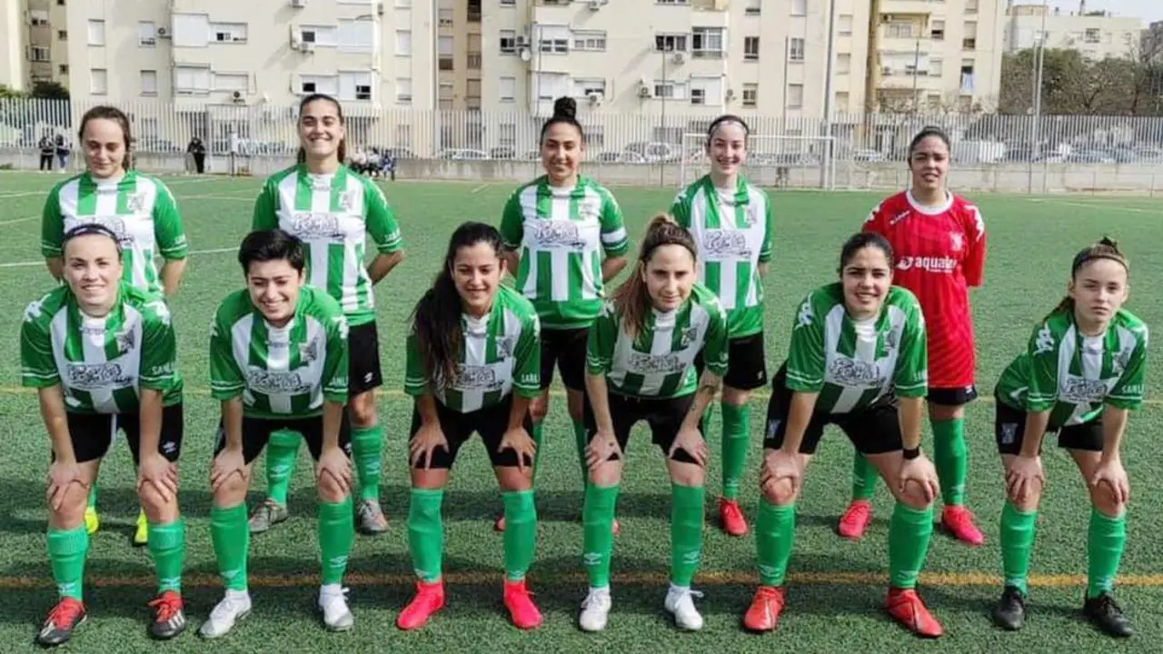 Once inicial que present&oacute; el Atl&eacute;tico Sanluque&ntilde;o Femenino en Jerez - ASCF