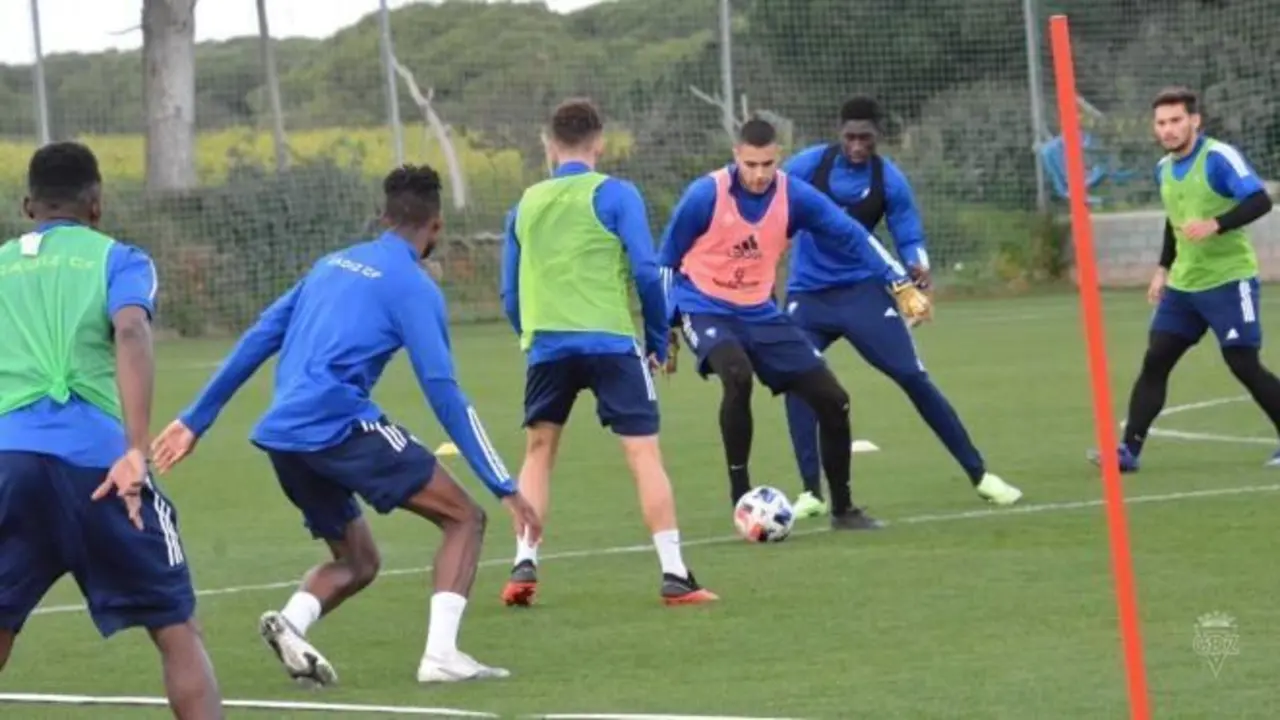Entrenamiento del C&aacute;diz CF B - C&aacute;diz CF