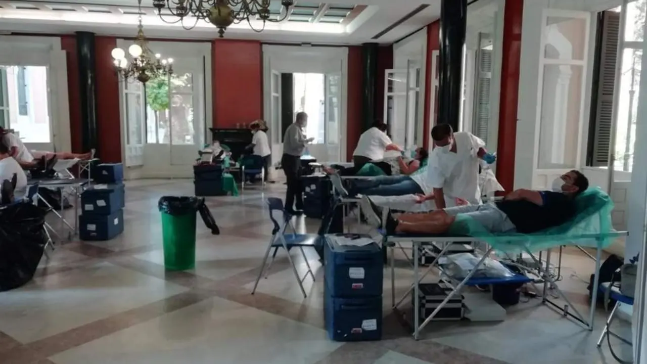 Donaci&oacute;n de sangre en la Casa Col&oacute;n. - VH