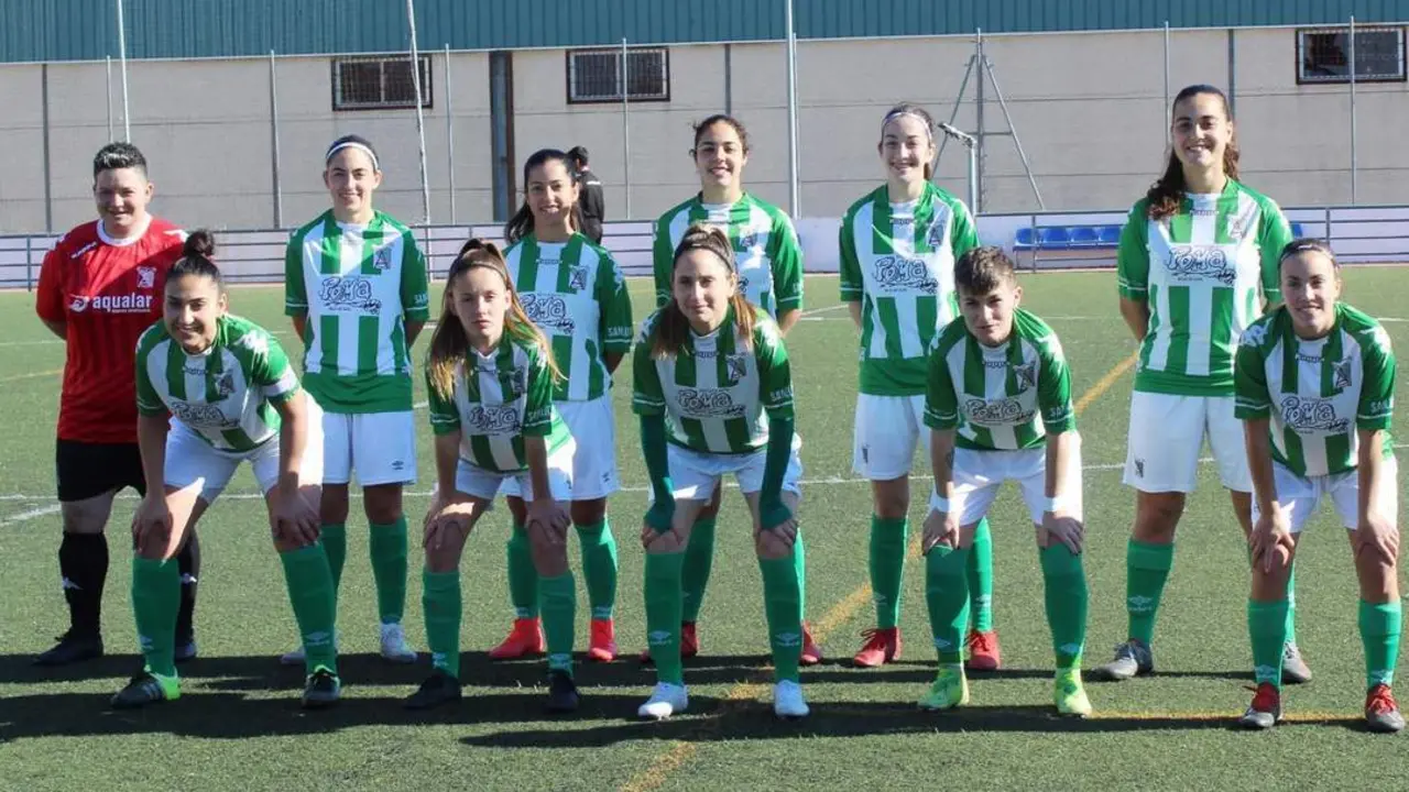Once inicial que present&oacute; el Atl&eacute;tico Sanluque&ntilde;o Femenino - Ra&uacute;l J. Bustillos