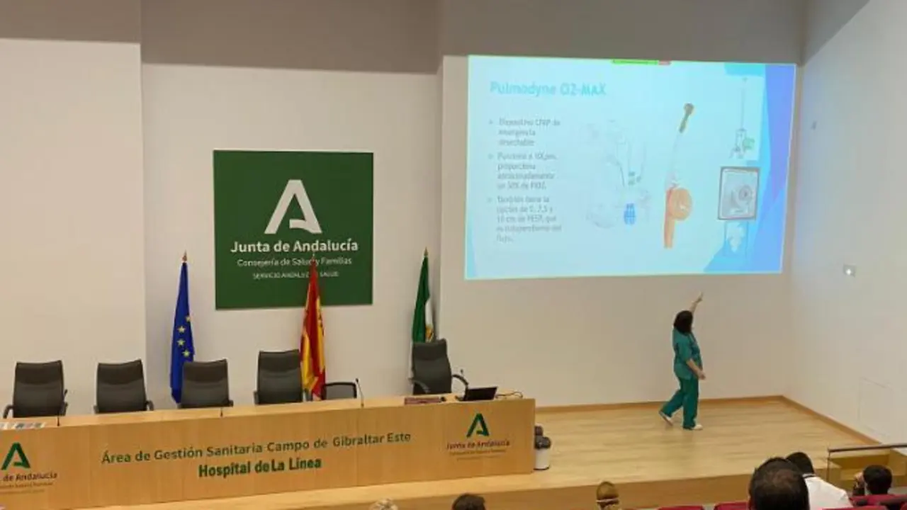 Actividad formativa en el Hospital de La L&iacute;nea en una imagen de archivo. - A. I.