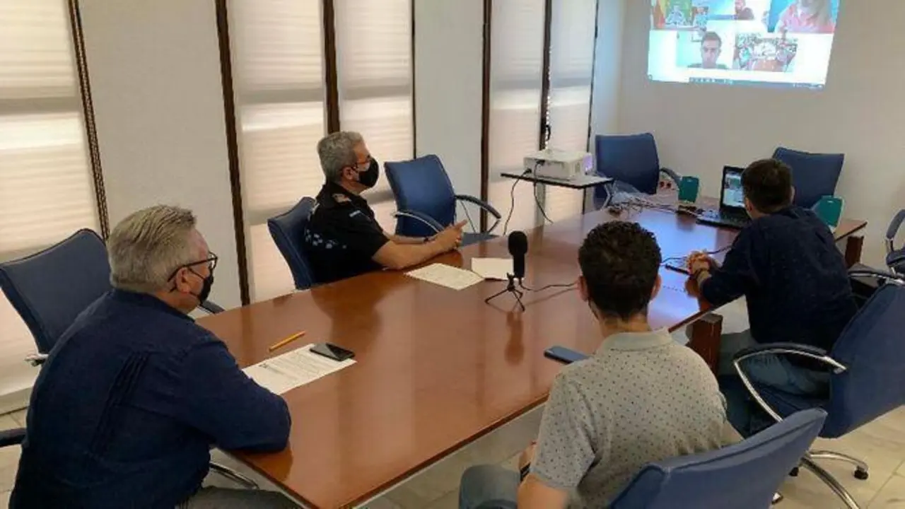 Reuni&oacute;n de la Junta Local de Seguridad.   - 