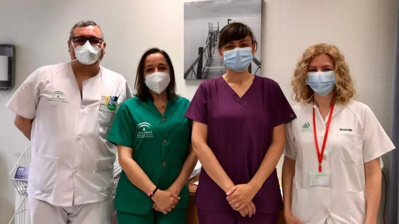 Equipo oncol&oacute;gico del Hospital de Jerez que particip&oacute; en el ensayo.  - Hospital de Jerez