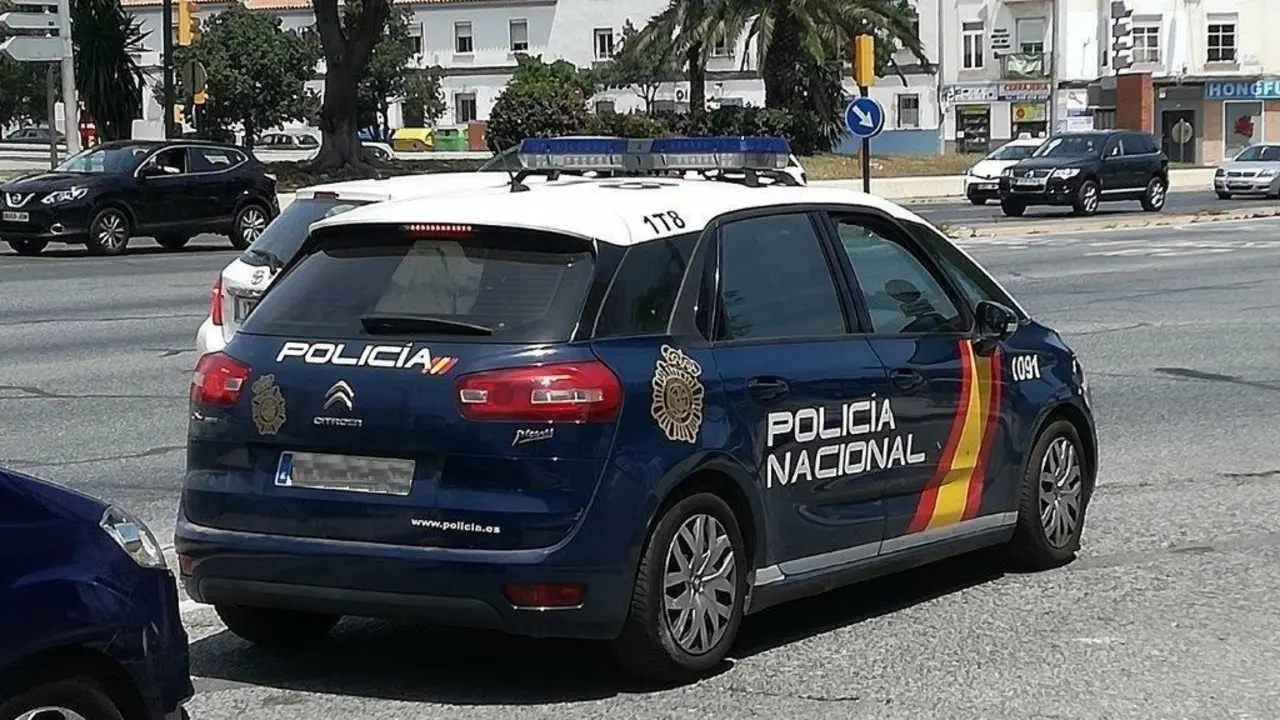 Veh&iacute;culo de la Polic&iacute;a Nacional. - EP