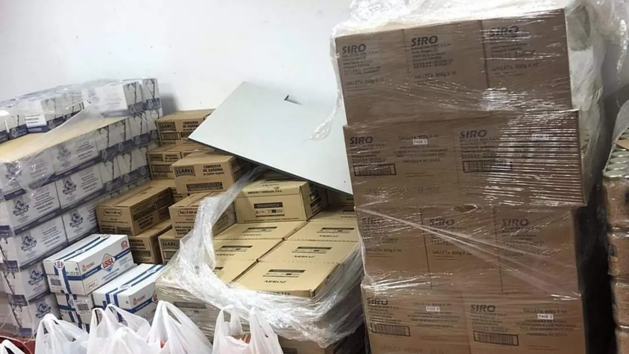 Alimentos intervenidos. - VH