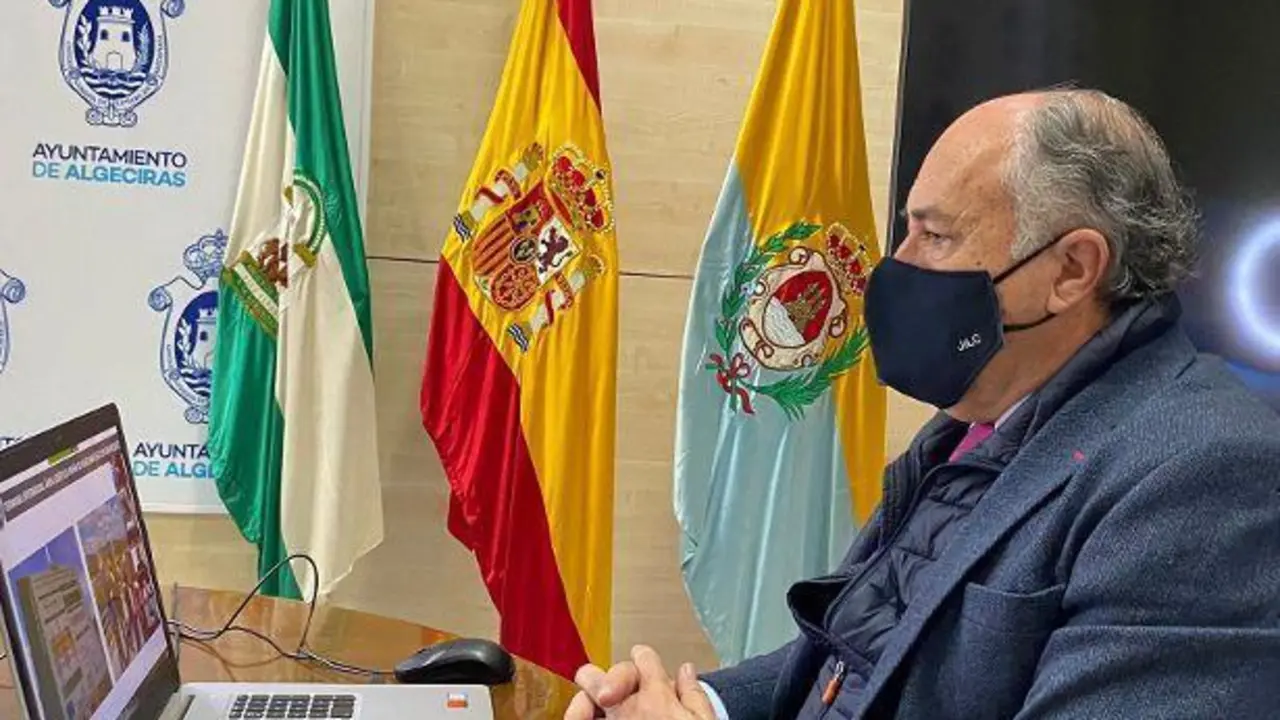 Landaluce, en la reuni&oacute;n con Impulsa. - AI