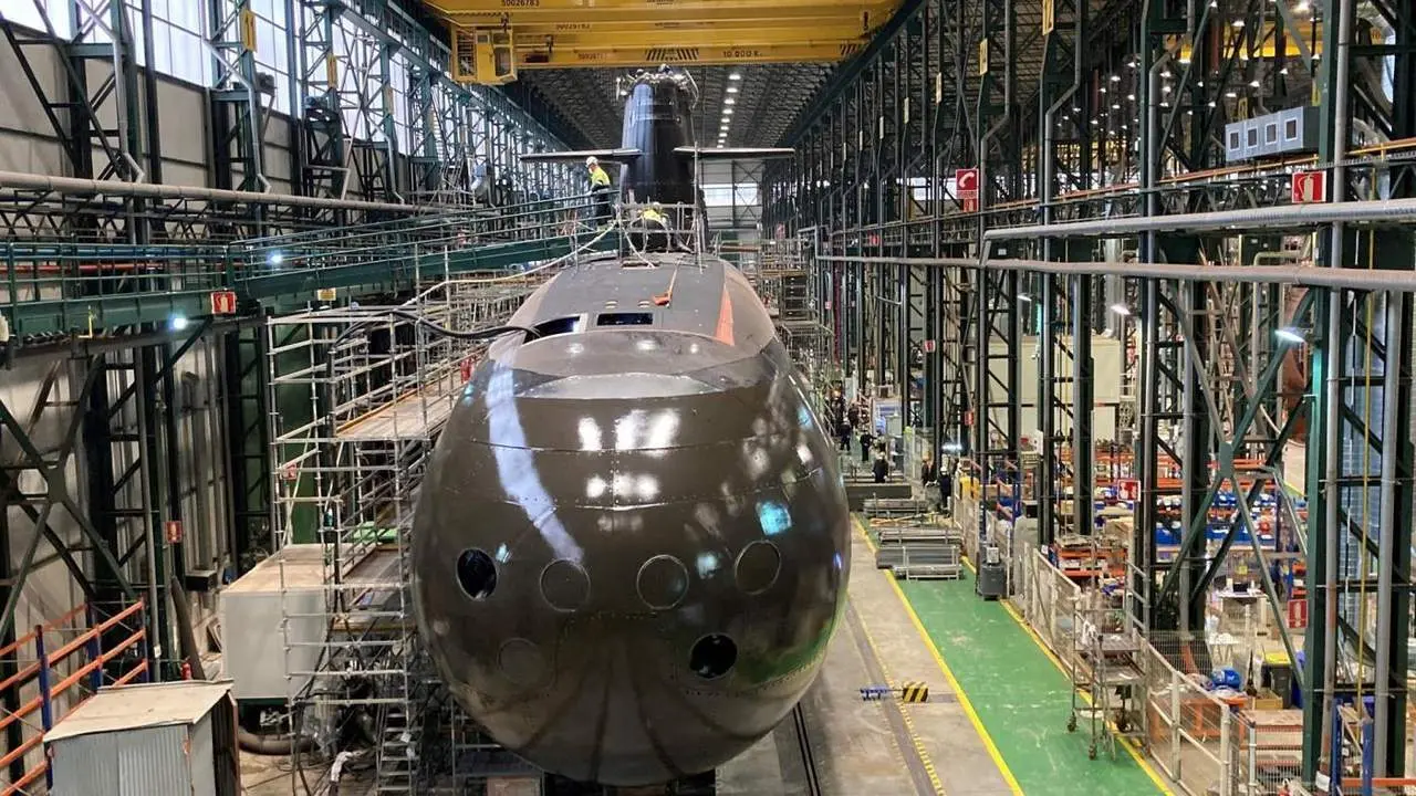 Primer sumergible de la serie S-80. - EFE