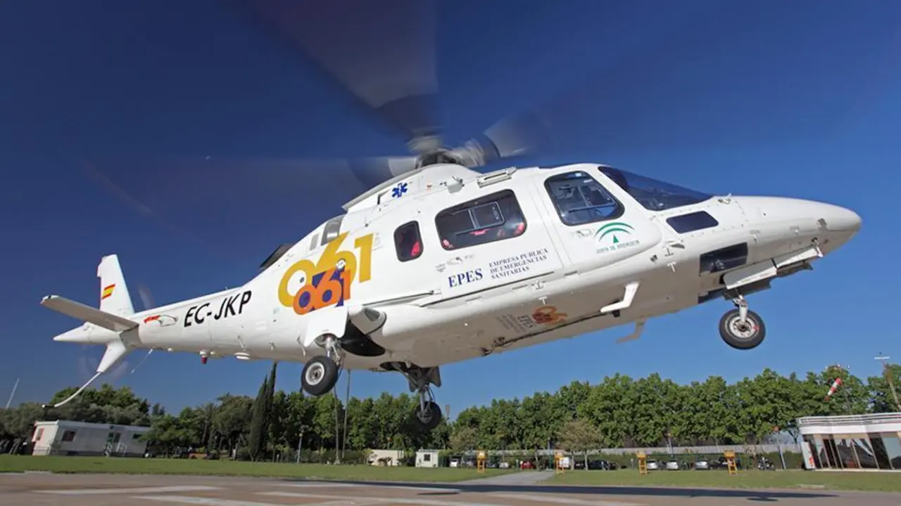 Helicoptero de rescate. - 112 Andaluc&iacute;a