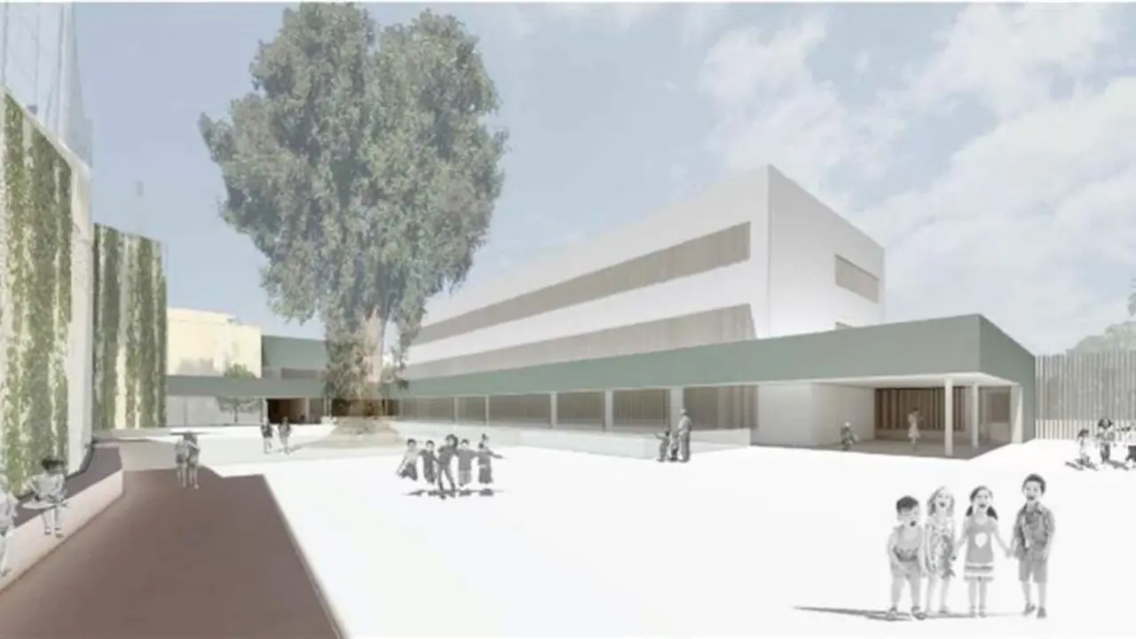 Recreaci&oacute;n virtual del futuro colegio de los Jardines del Valle. - CONSEJER&Iacute;A DE EDUCACI&Oacute;N