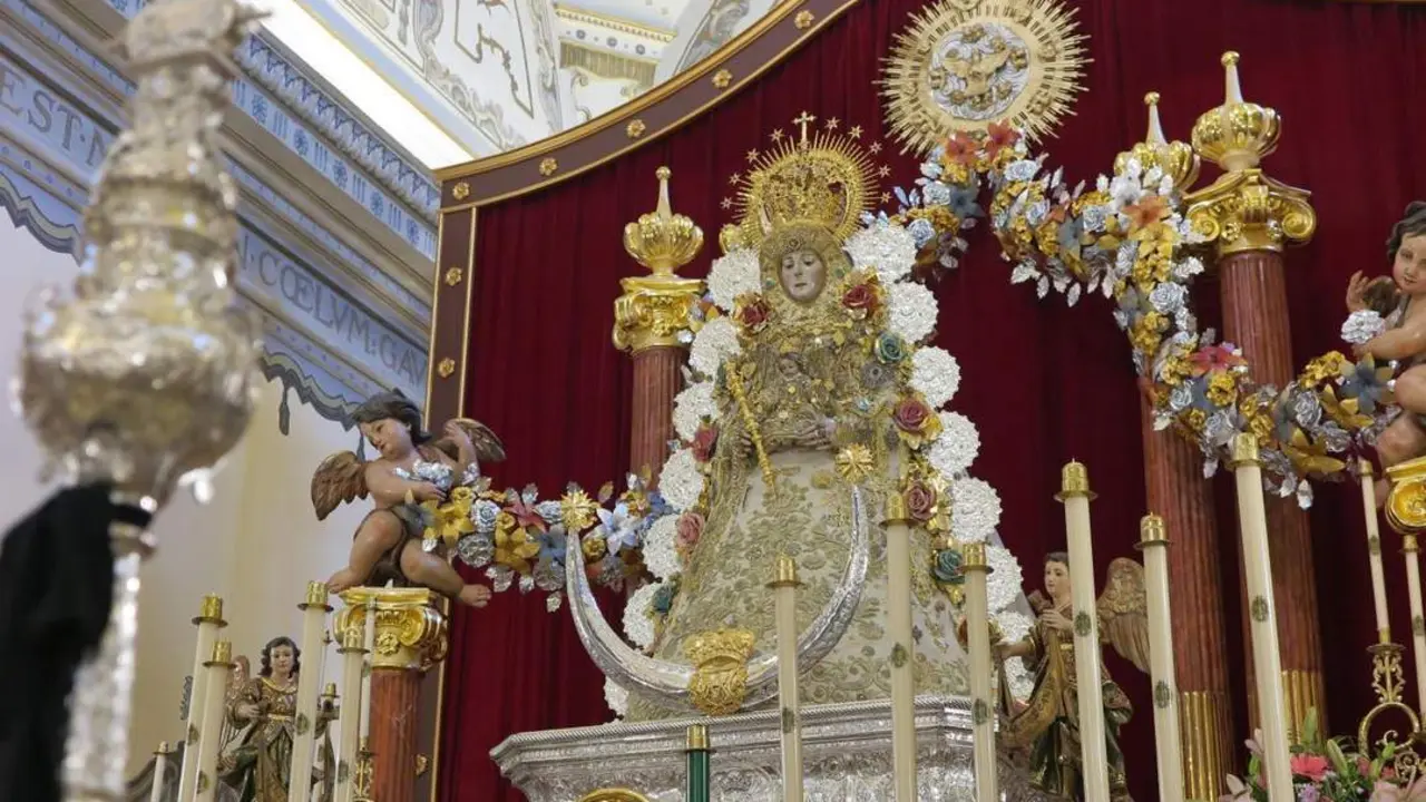 Virgen del Roc&iacute;o, en la parroquia de la Asunci&oacute;n. - VH