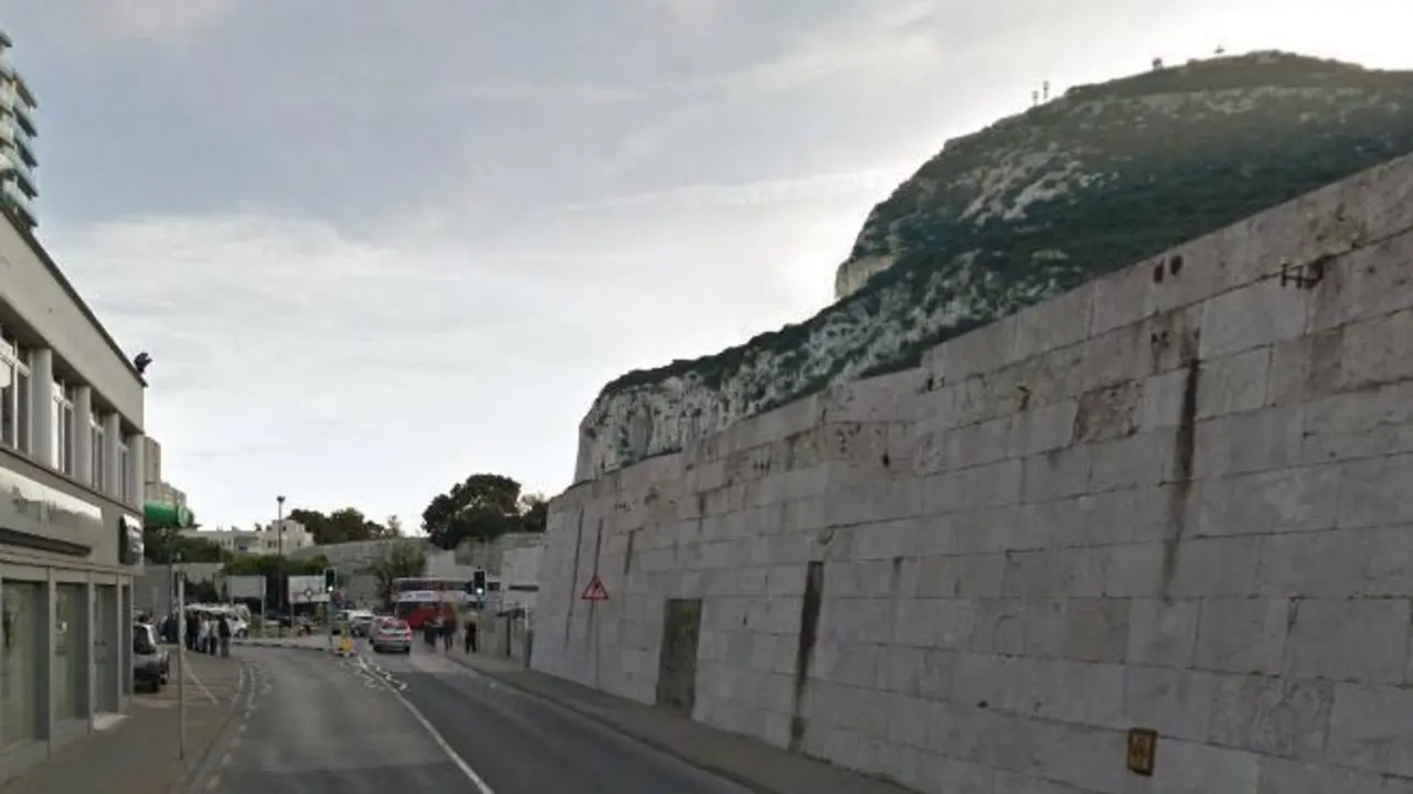 Zona del accidente. - Google Maps
