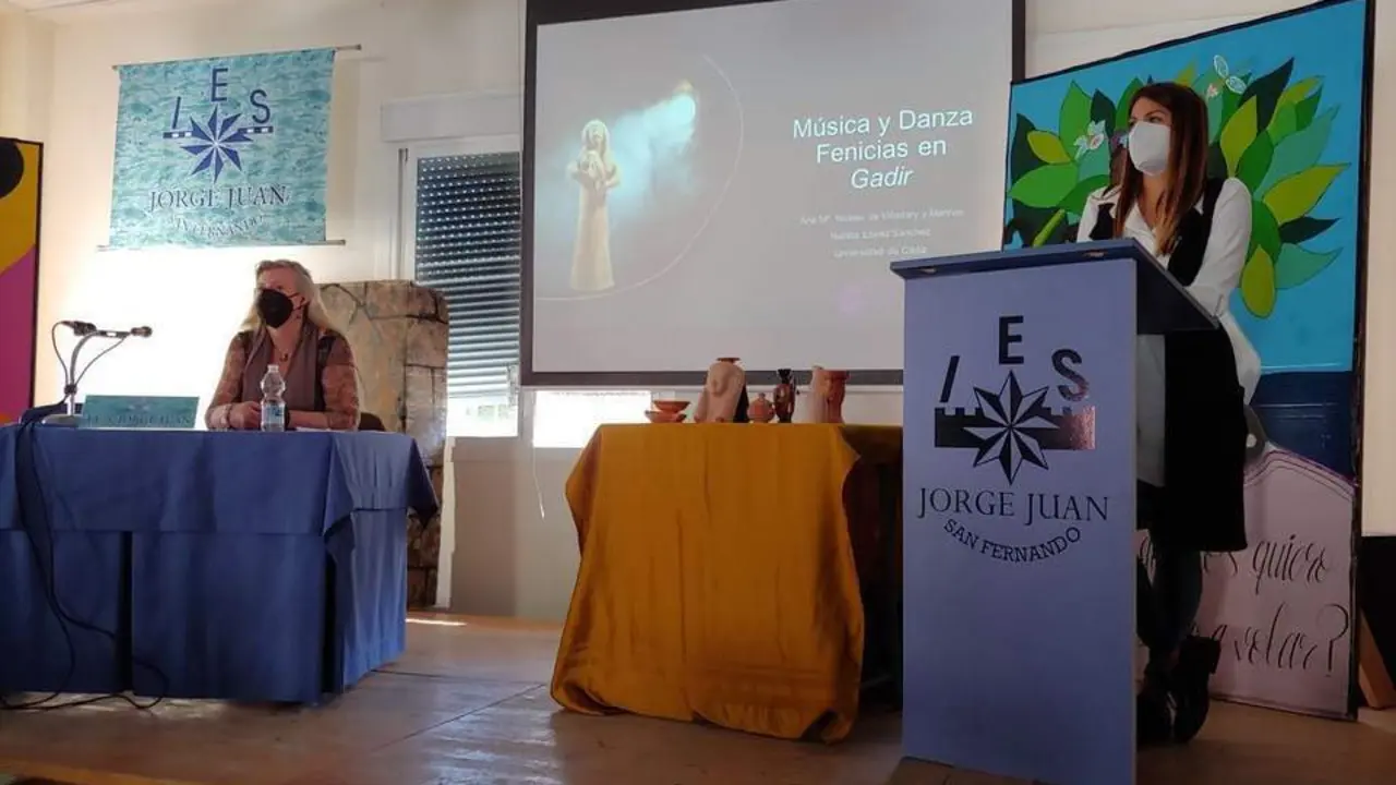 Un momento de la conferencia. - 