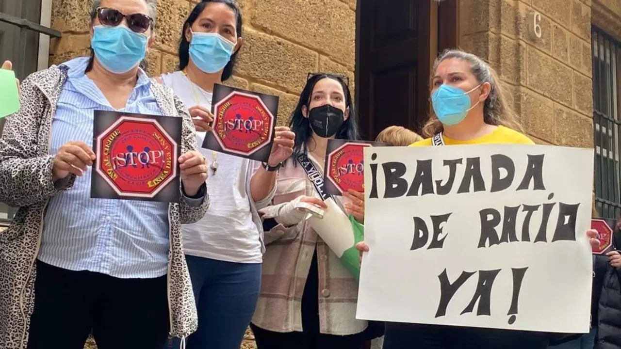 Imagen de la concentraci&oacute;n de la Flampa. - E.E.