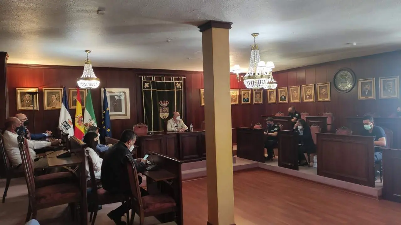 Reuni&oacute;n del Comit&eacute; del Plan de Emergencias Municipal de Lepe. - VH