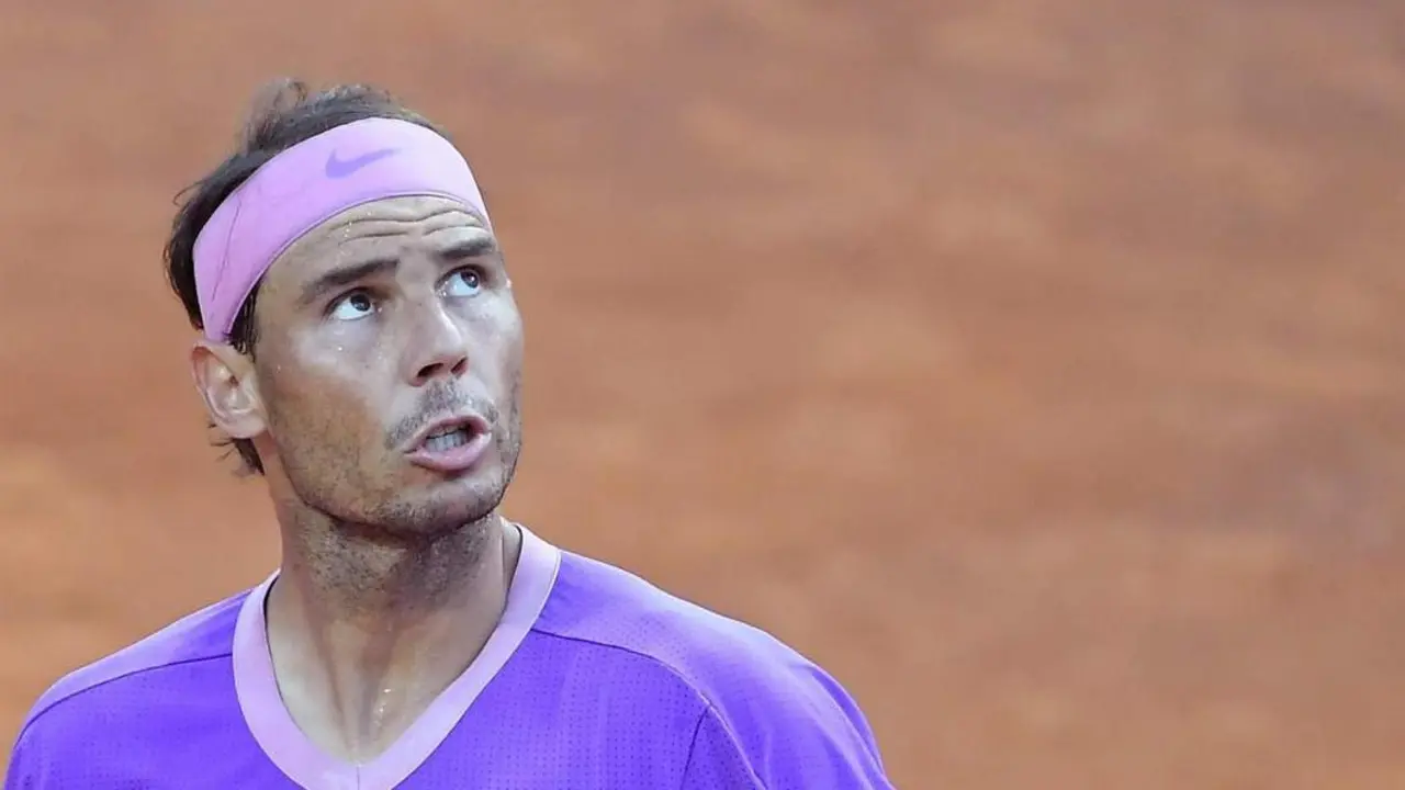 Rafa Nadal en Roma. - EFE
