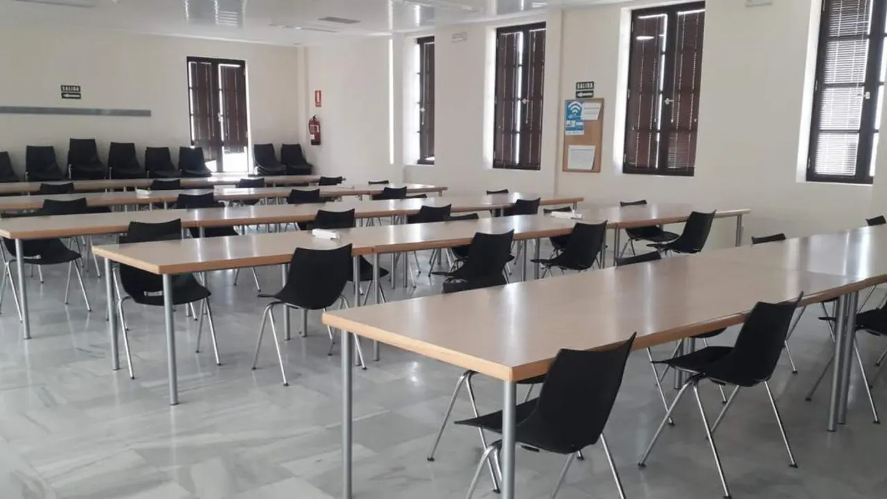 Sala de estudio. - 