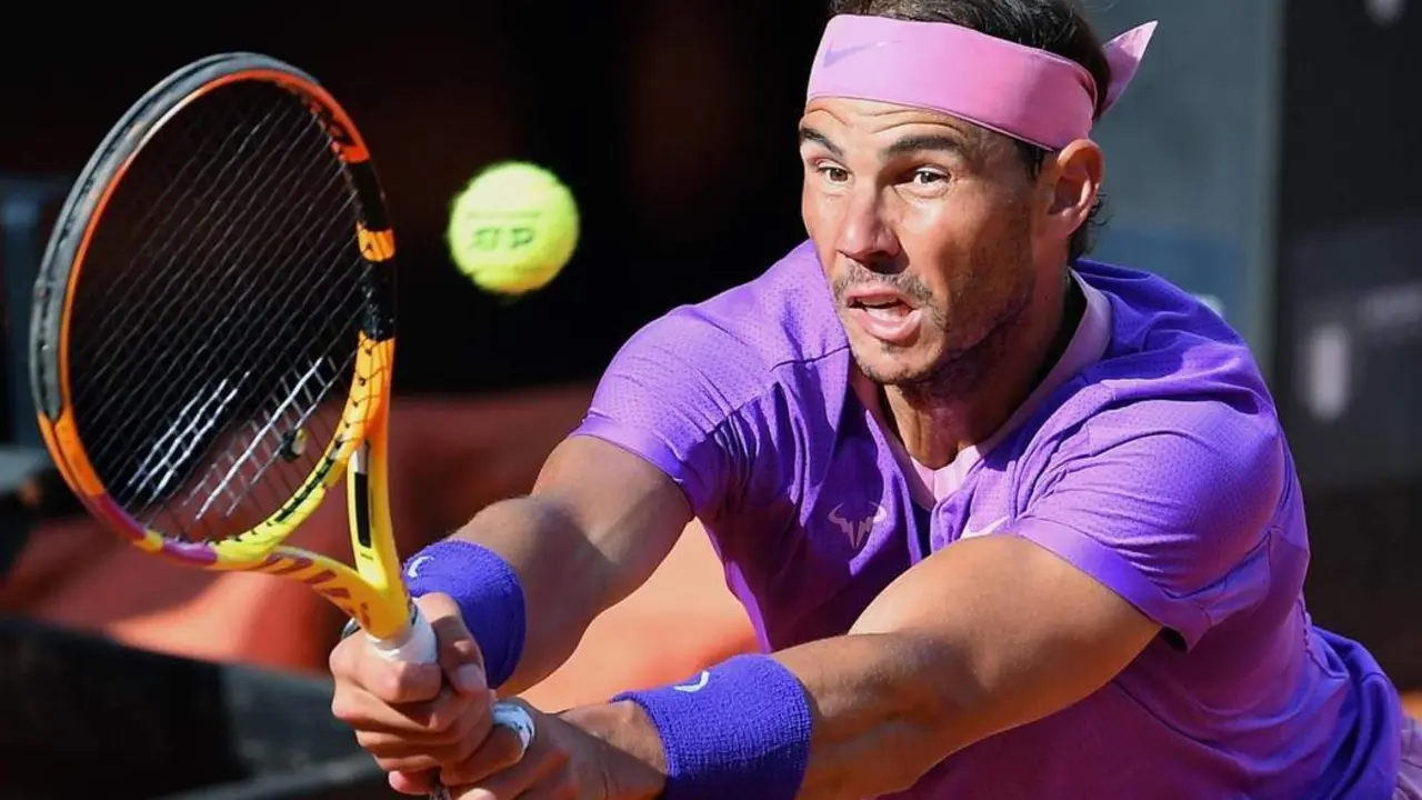 Rafa Nadal en Roma. - EFE