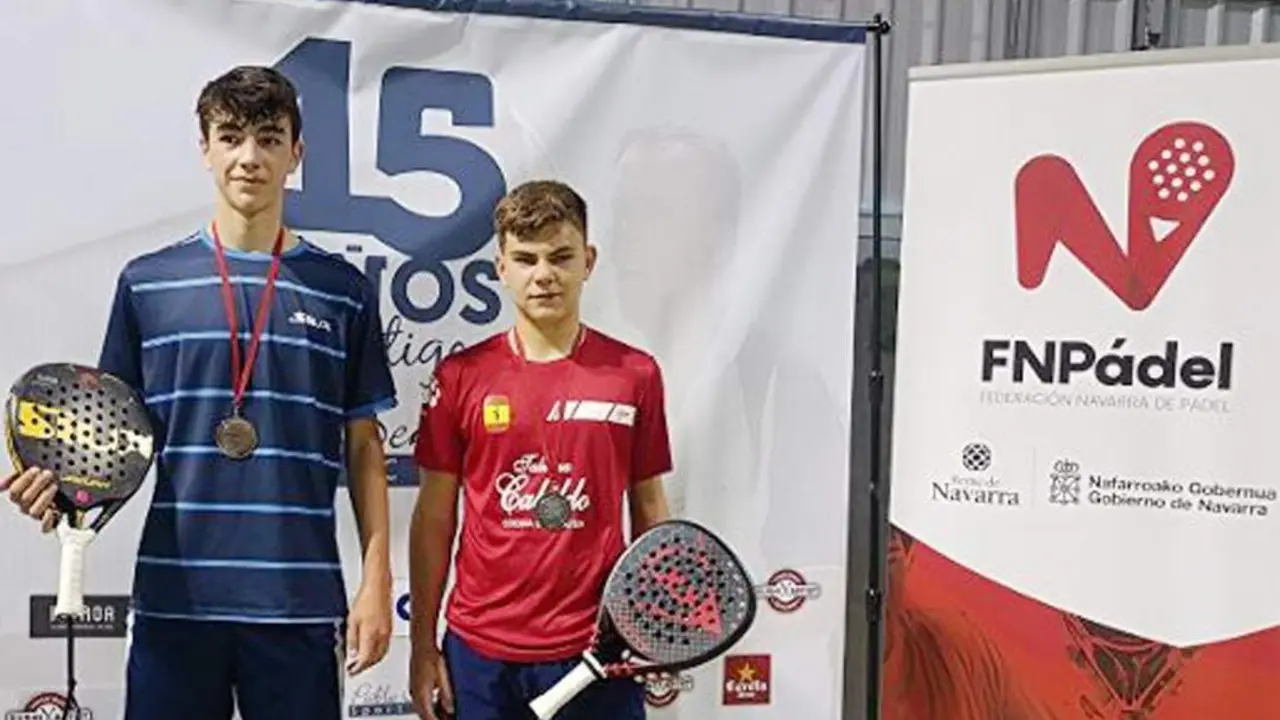 Rodri Manrique y Javi N&uacute;&ntilde;ez quedaron segundos en Pamplona - A. I.