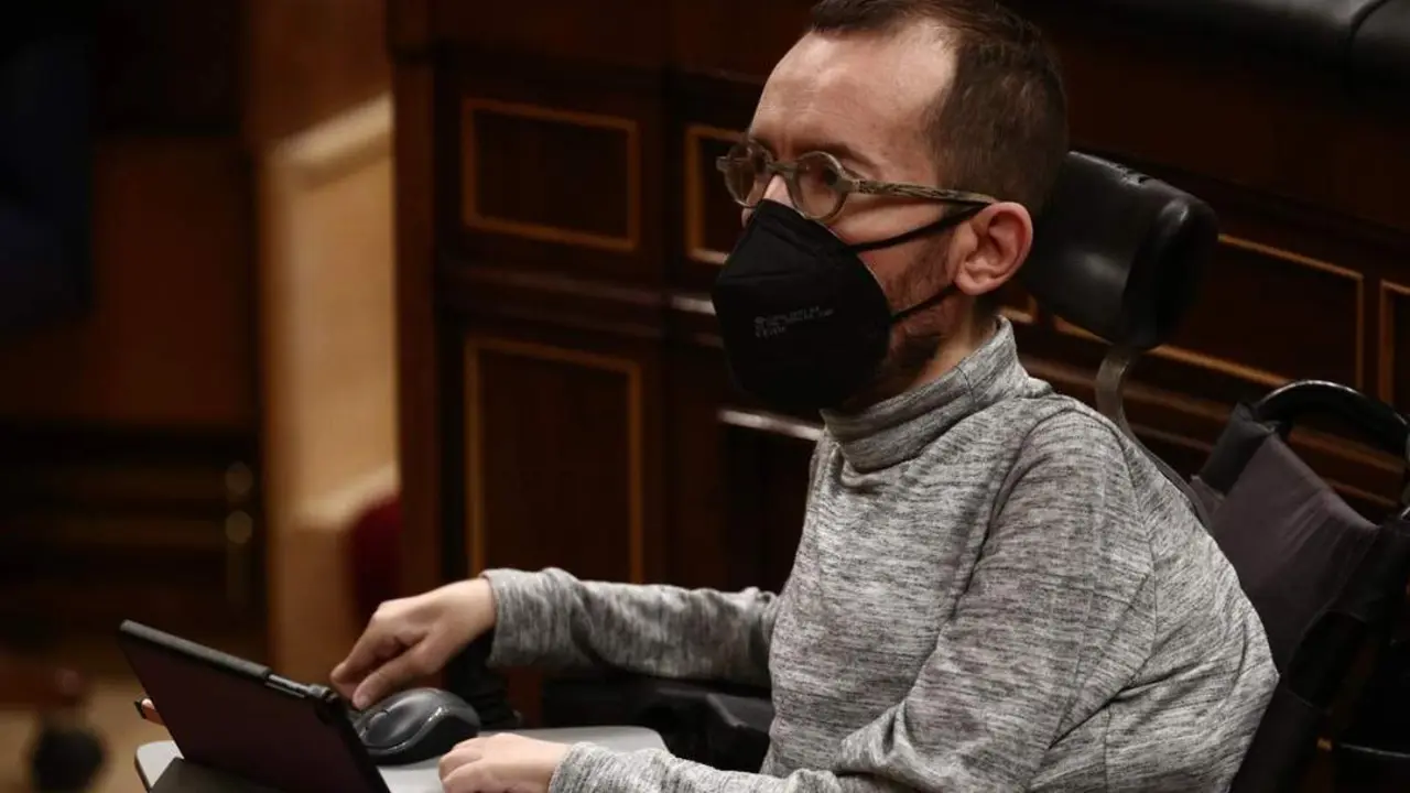 El portavoz parlamentario de Unidas Podemos, Pablo Echenique. - EP