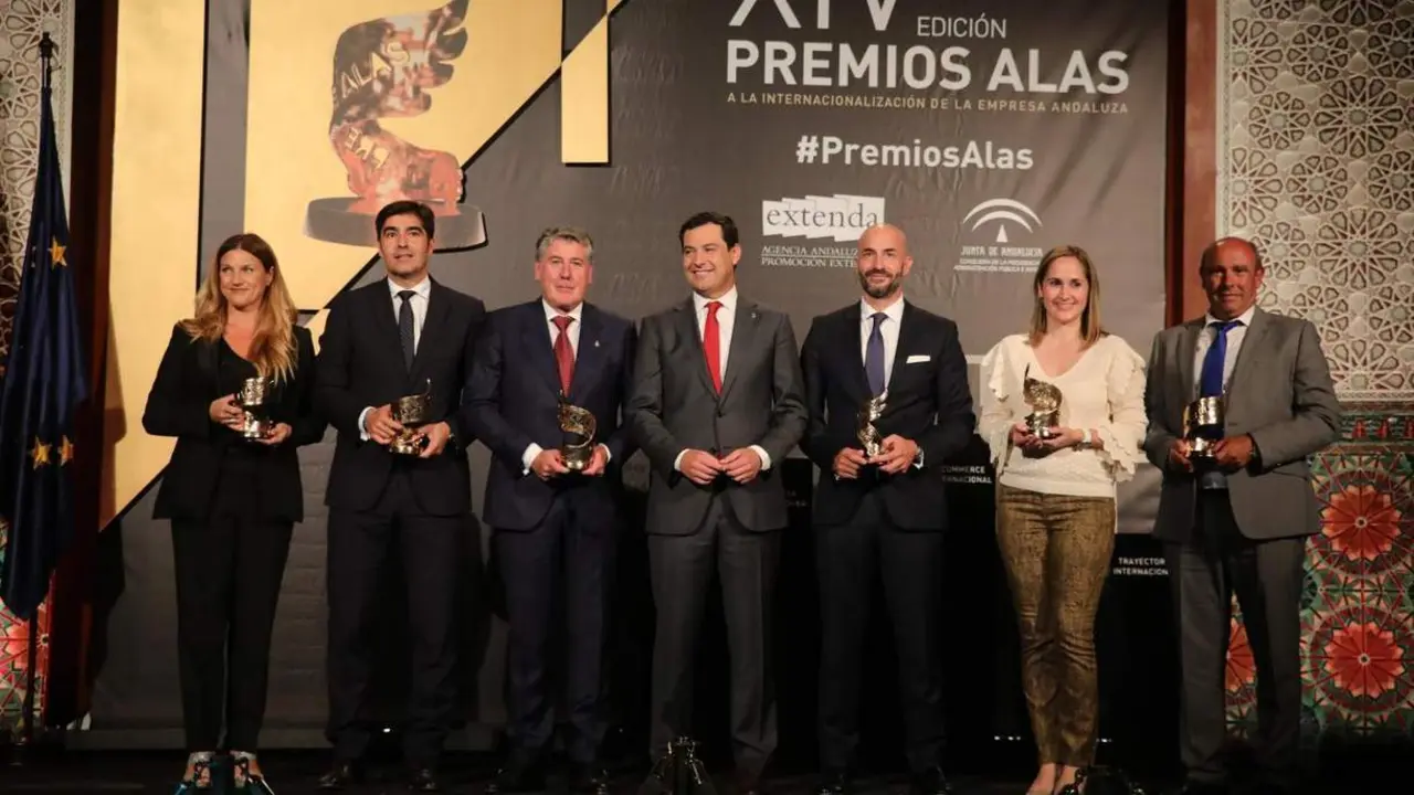 &Uacute;ltima edici&oacute;n de los Premios Alas, que concede Extenda. - Cedida