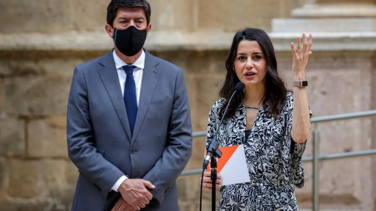 Juan Mar&iacute;n e In&eacute;s Arrimadas. - EFE