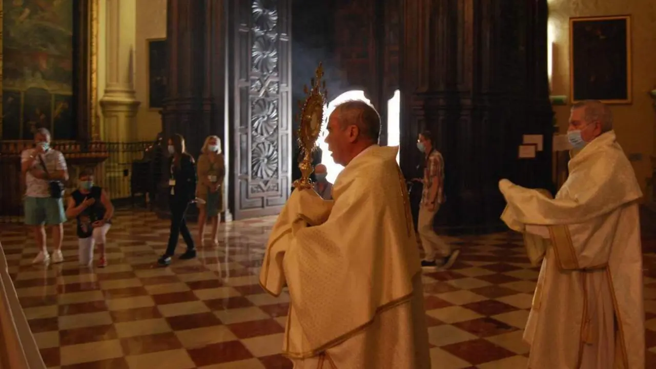 Corpus Christi en la Catedral. - Di&oacute;cesis de M&aacute;laga