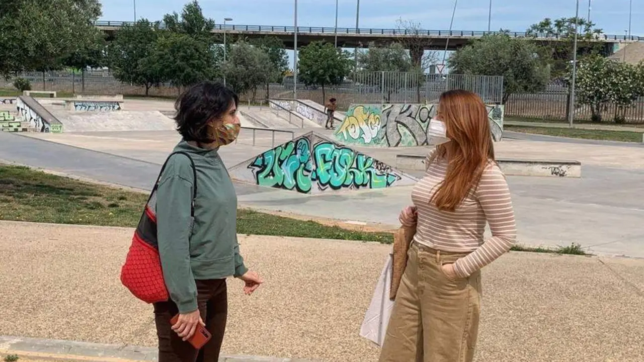 La portavoz de Adelante Sevilla, Susana Serrano. - ADELANTE