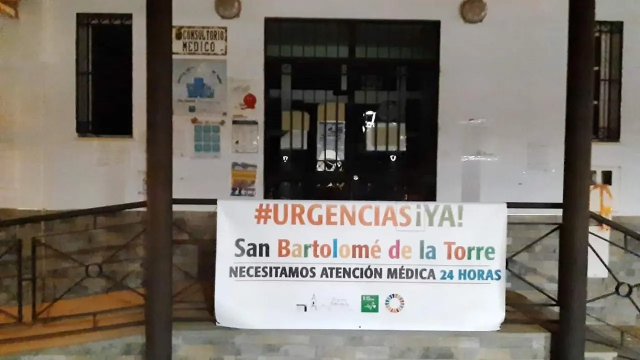 Cartel de protesta de los vecinos. - VH