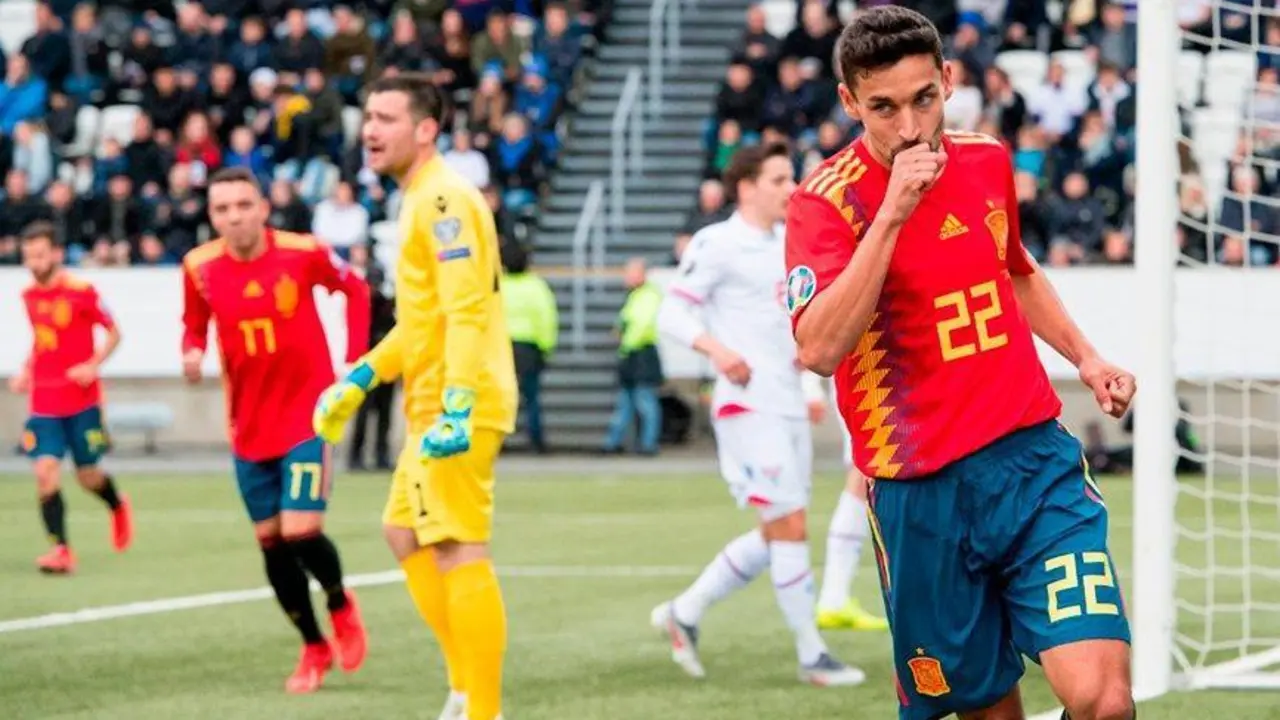 Jes&uacute;s Navas durante un partido con la selecci&oacute;n espa&ntilde;ola. - SEF&uacute;tbol