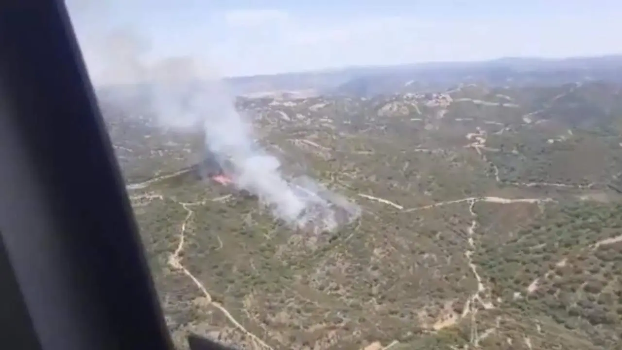 Incendio en Almad&eacute;n de la Plata.  - INFOCA
