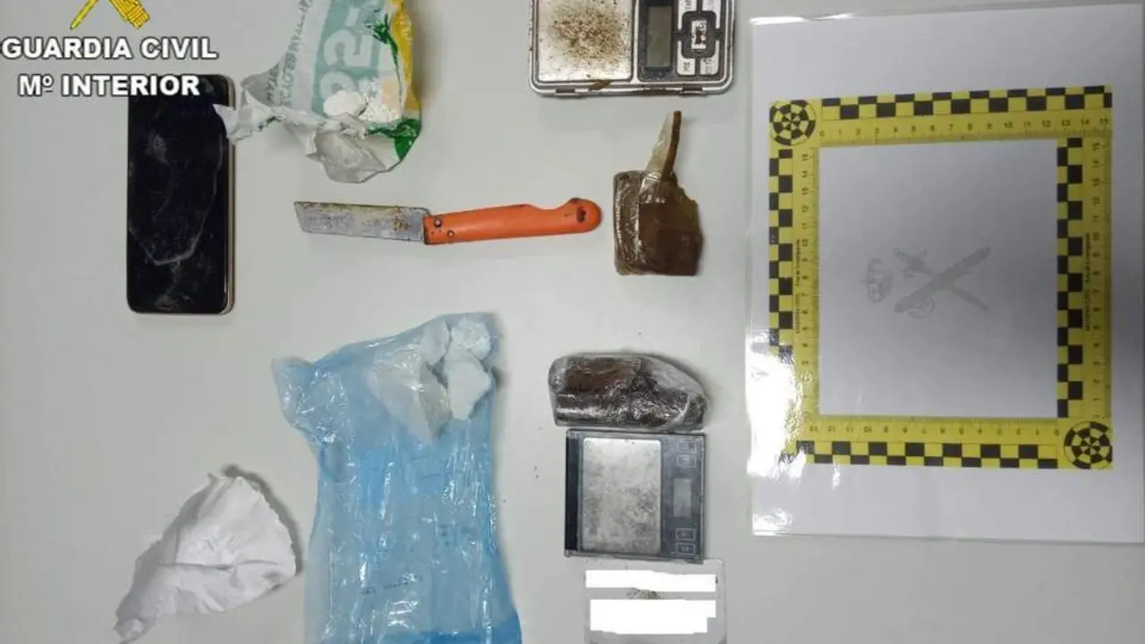 Imagen de la droga incautada. - 