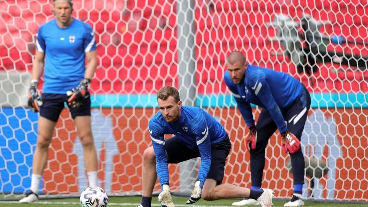 Entrenamiento de Finlandia. - EFE