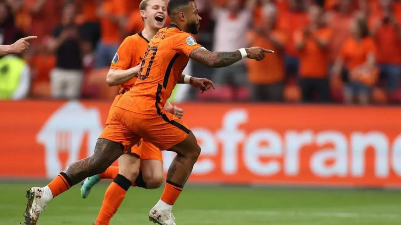 Gol de Depay. - EFE