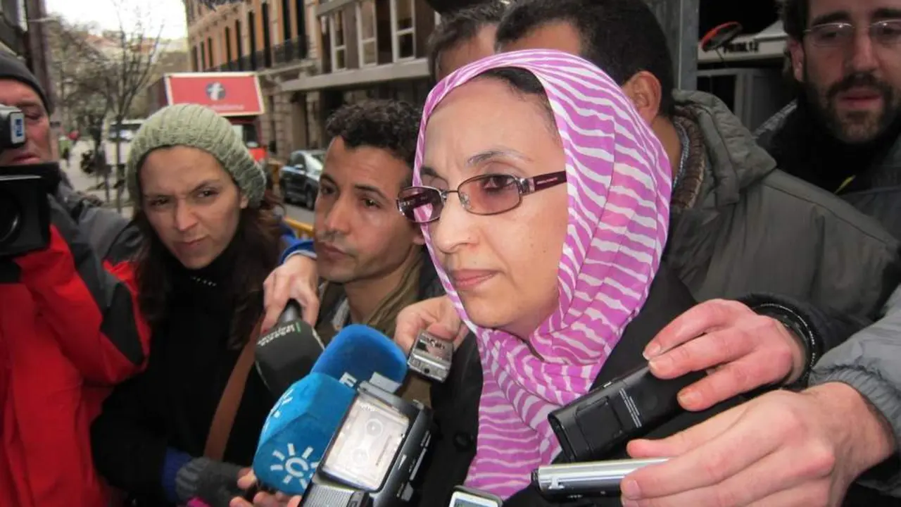La activista Aminetu Haidar. - EP