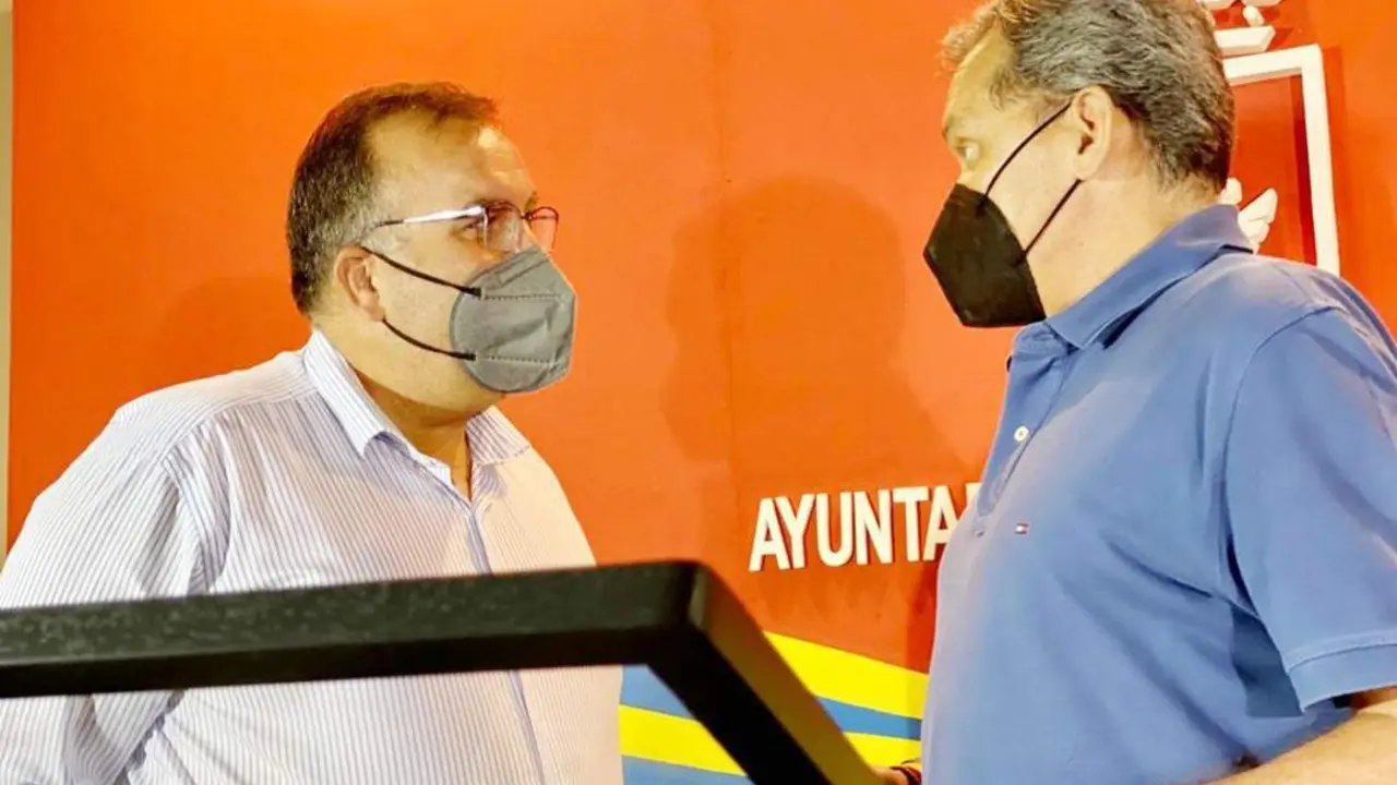 David Salazar y Javier Porr&uacute;a, miembros del Equipo de Gobierno - Ra&uacute;l J. Bustillos