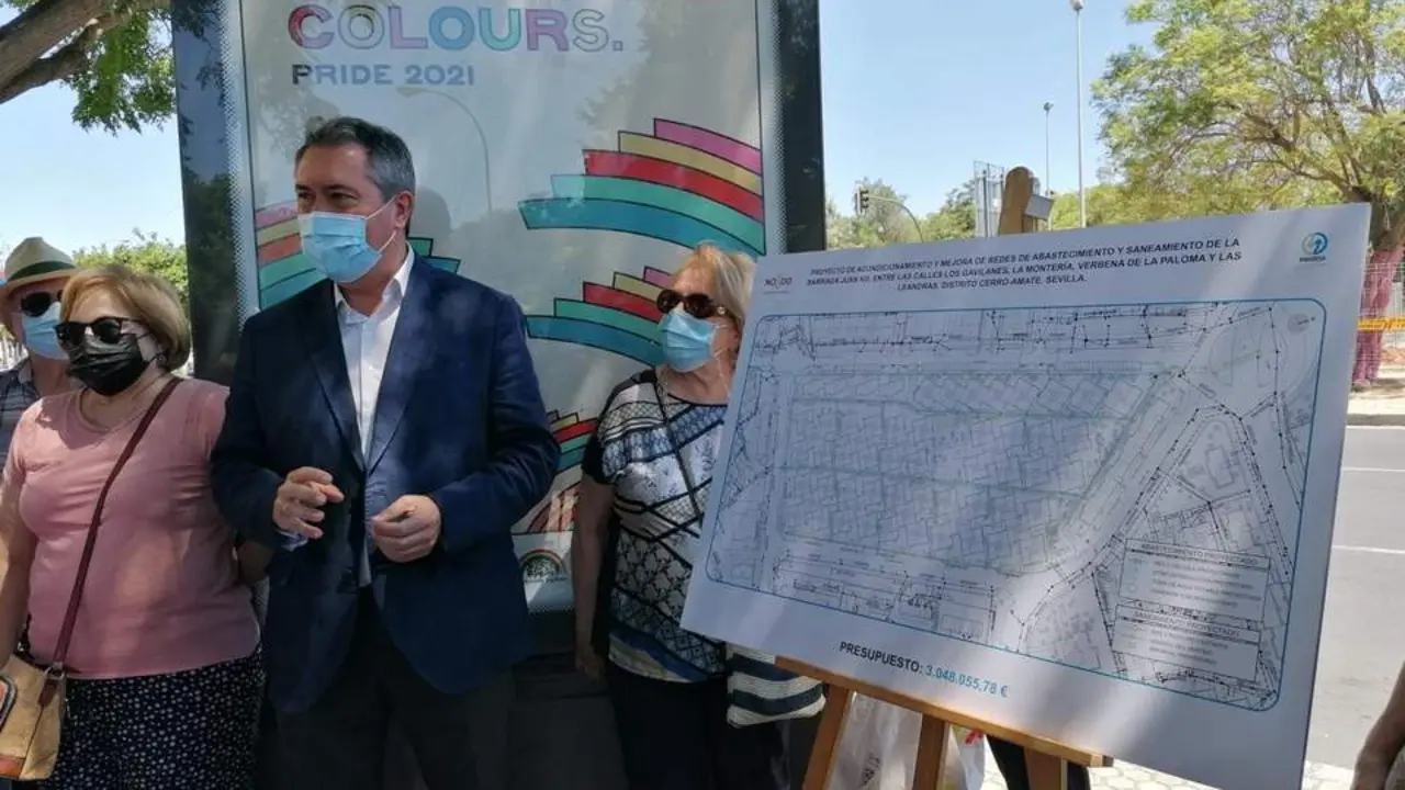 Juan Espadas, en un acto en Juan XXIII. - VS