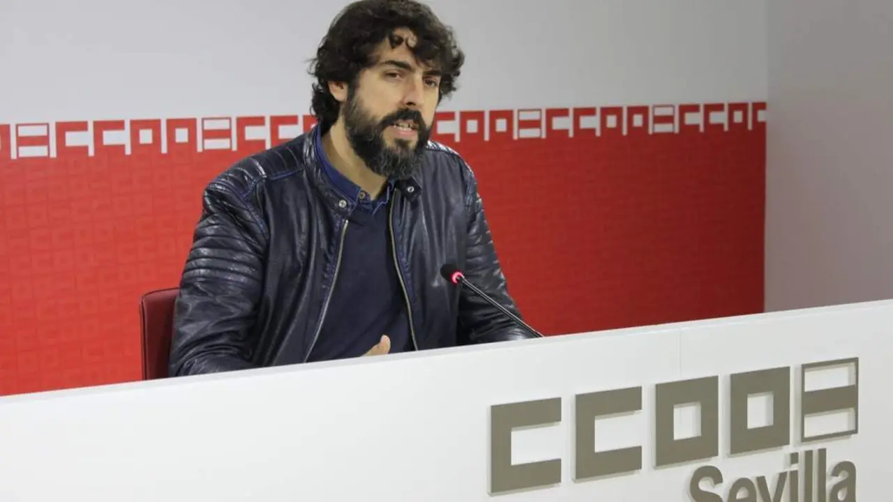 Carlos Aristu, secretario general de CCOO-Sevilla. - CCOO
