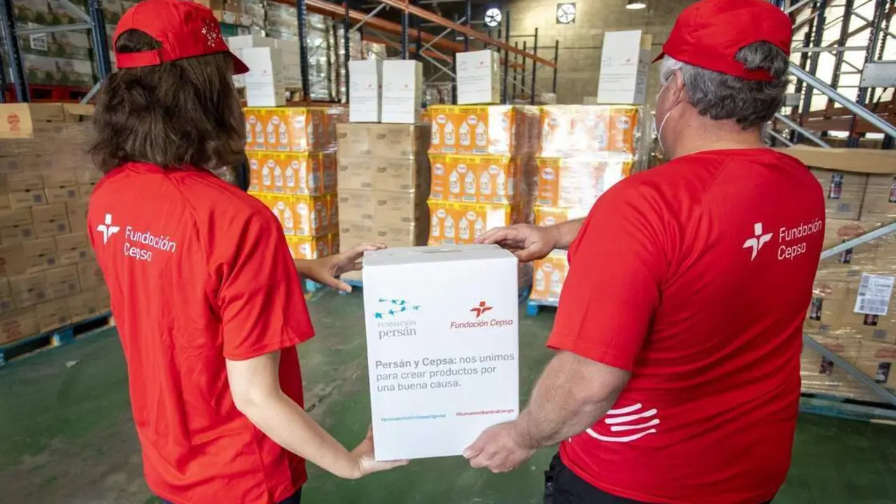 Donaci&oacute;n al Banco de Alimentos. - VH
