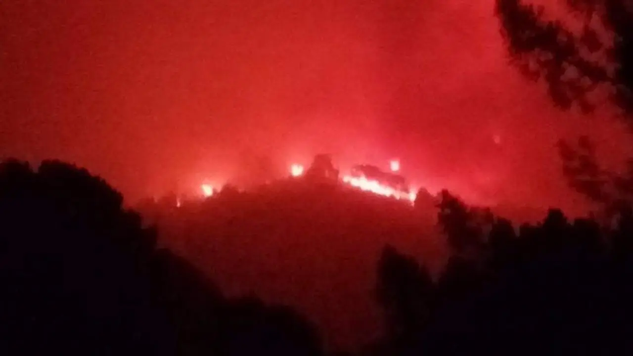 El fuego se declar&oacute; de madrugada. - Infoca