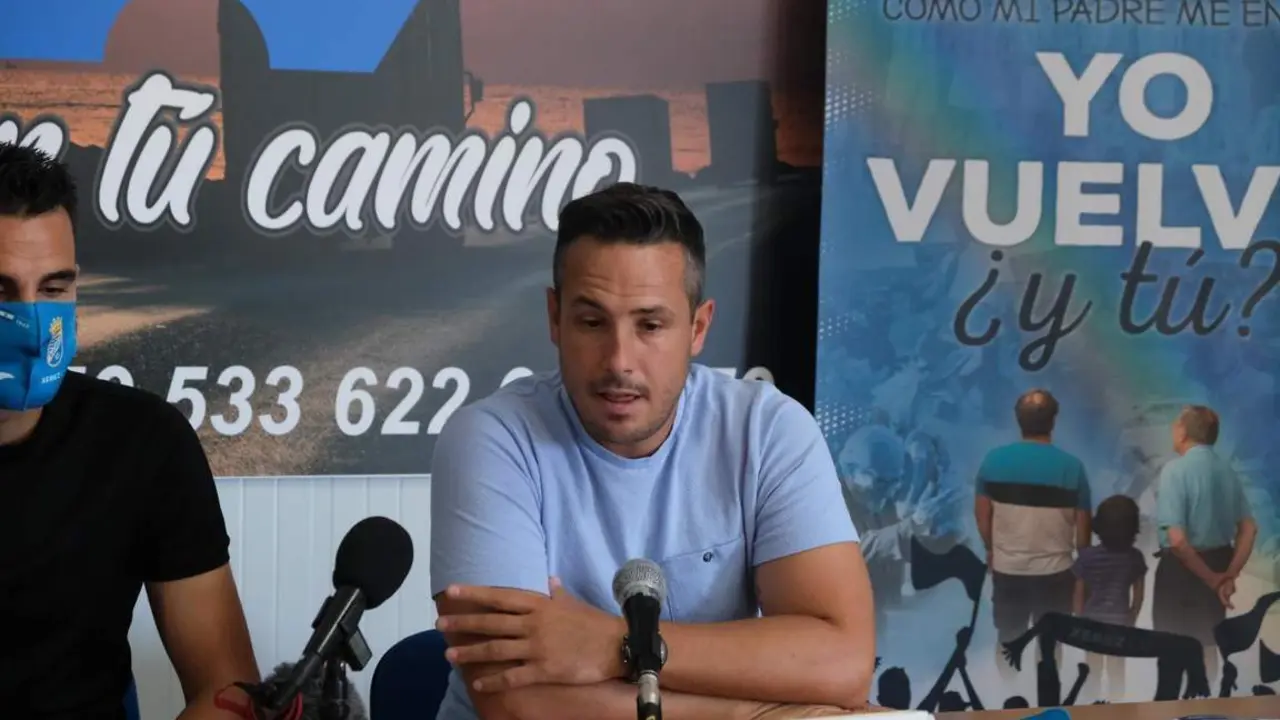 Juan D&iacute;az, durante una rueda de prensa la pasada campa&ntilde;a. - 