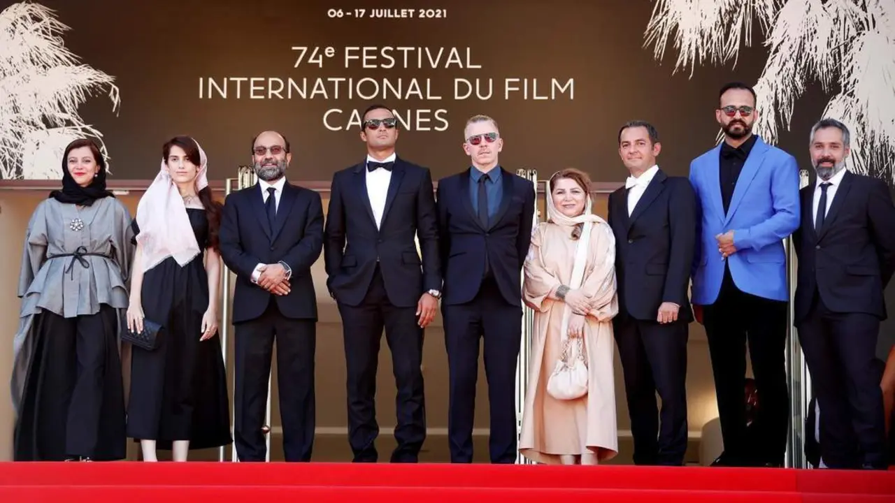 Presentaci&oacute;n de  Ghahreman (A Hero), de Asghar Farhadi - EFE/EPA/SEBASTIEN NOGIER