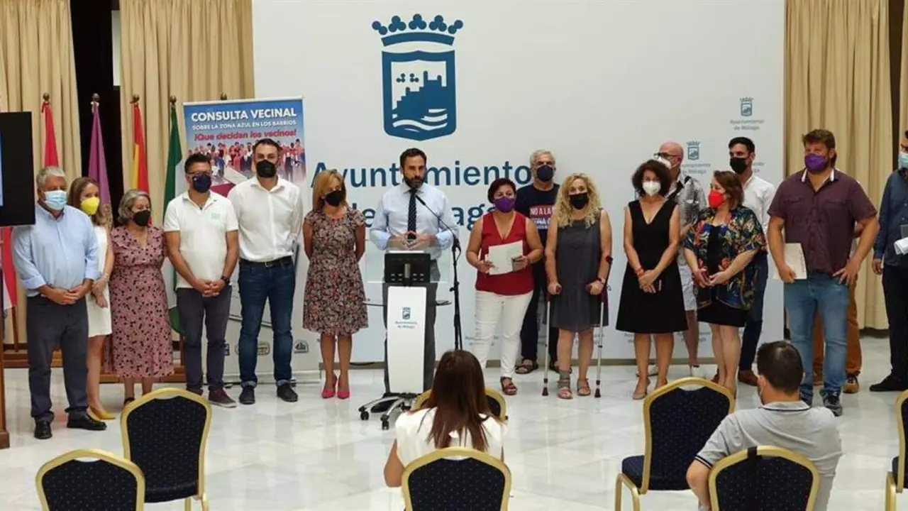 Rueda de prensa sobre la encuesta en relaci&oacute;n con el SARE. - PSOE en el Ayuntamiento de M&aacute;laga