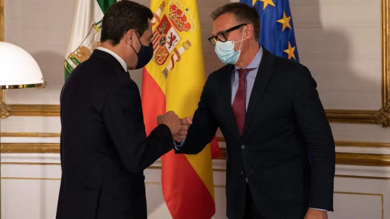 Juanma Moreno y Manuel Gavira. - EP
