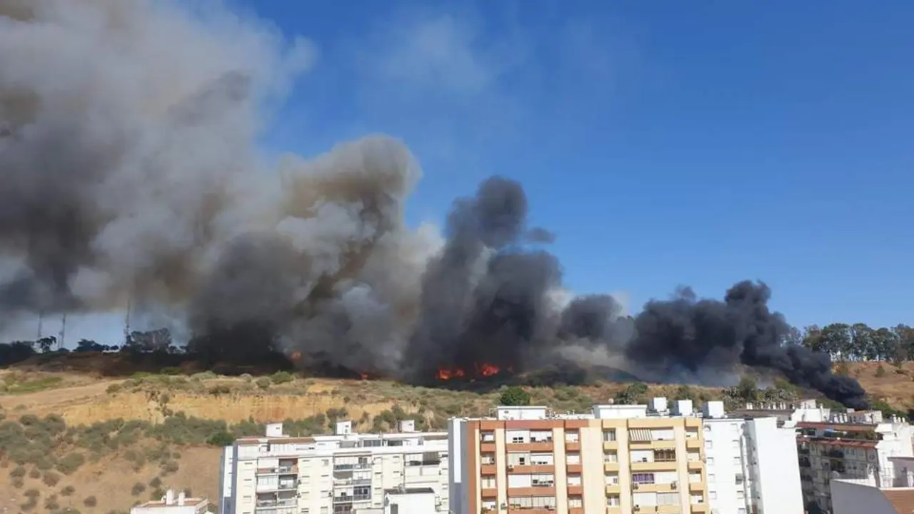 Incendio en el Conquero. - VH