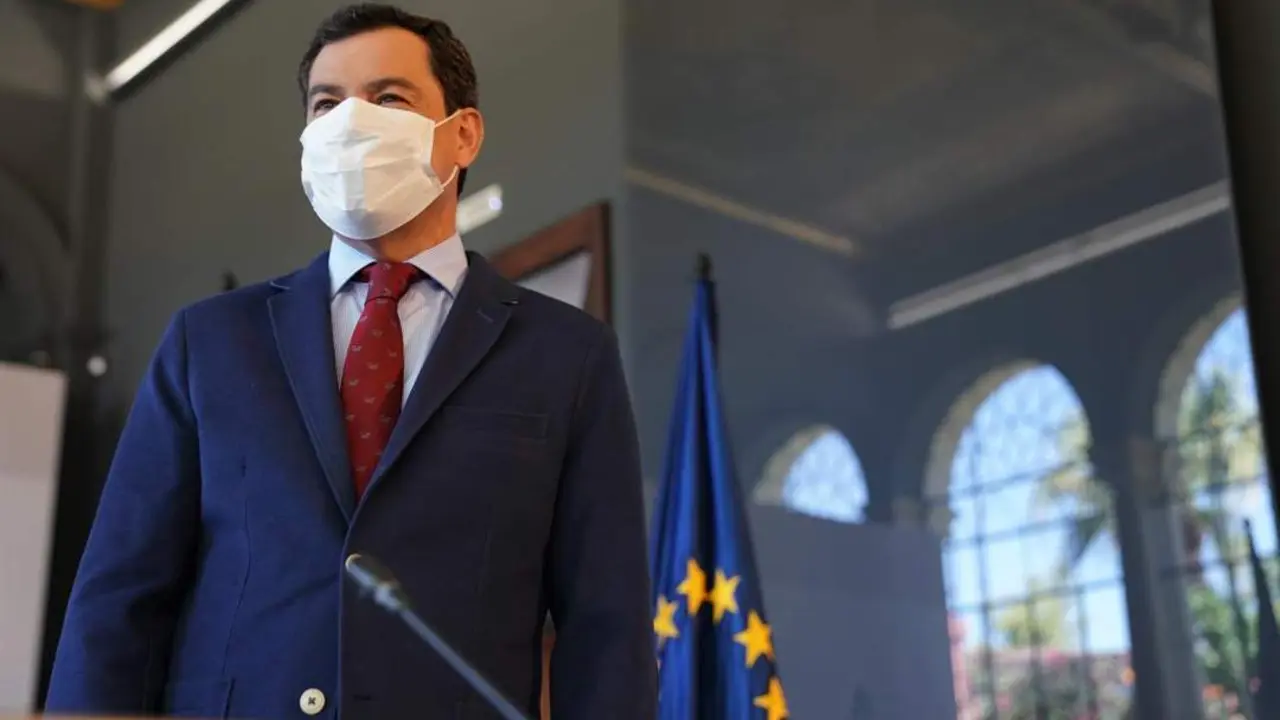 El presidente de la Junta de Andaluc&iacute;a, Juanma Moreno. - Europa Press