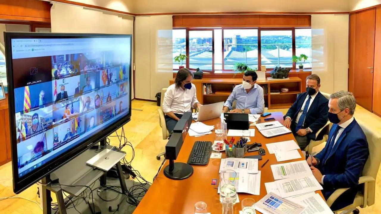 Juan Bravo en la reuni&oacute;n del CPFF. - AI