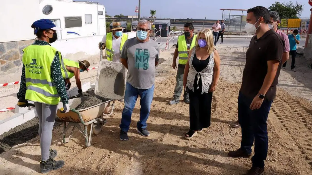 La alcaldesa visit&oacute; las obras.  - Jerez.es